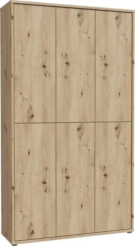 FORTE Schuhschrank Alice Springs 16 Böden Push-to-Open Braun - Bild 2