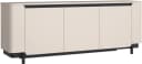 FORTE Sideboard Vodol Beige Schwarz Modern Bild 1
