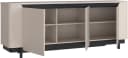 FORTE Sideboard Vodol Beige Schwarz Modern Bild 4