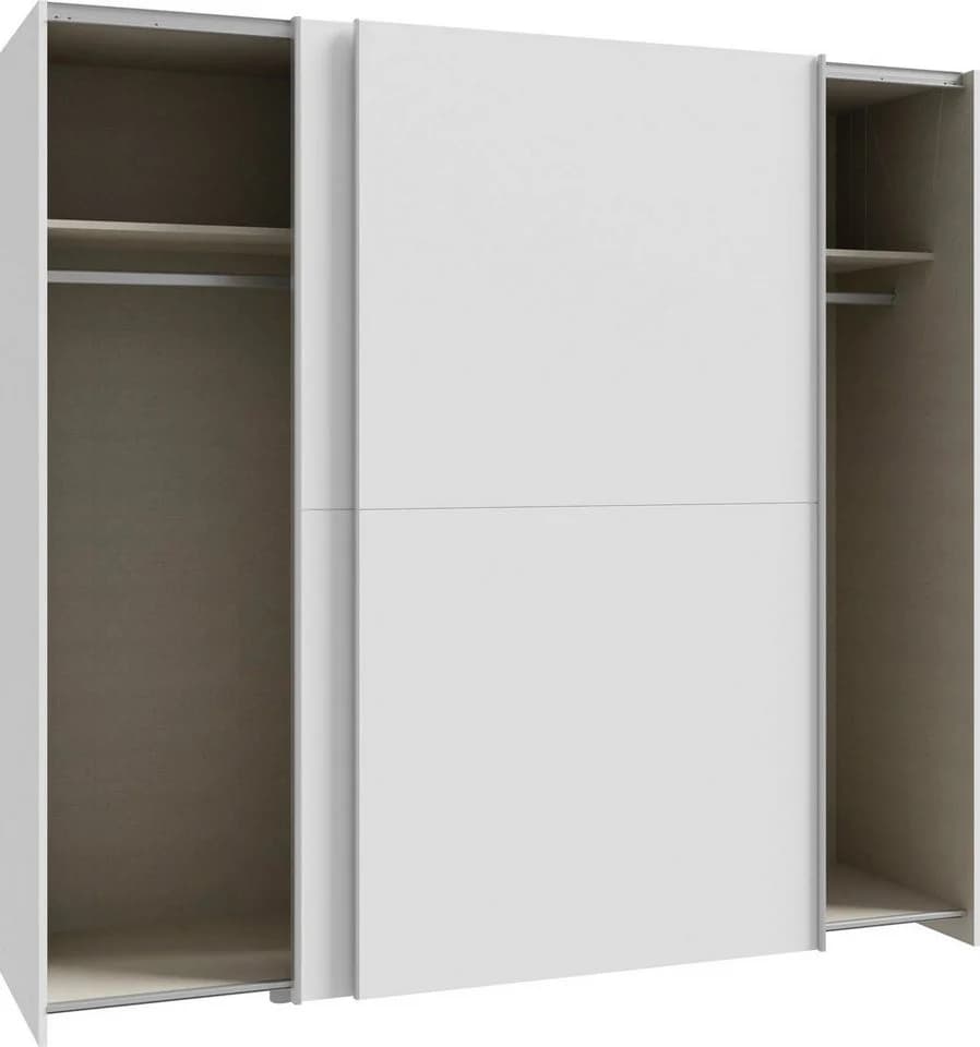 Home Affaire Schwebetürenschrank Weiß 2 Schiebetüren Holzwerkstoff - Bild 4