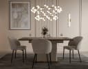 FORTE Esstisch Lacetti Valencia Eiche Sand Ausziehbar Bild 1