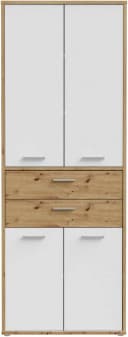 Aktenschrank FORTE Keflav Weiß Artisan Eiche Bild 3