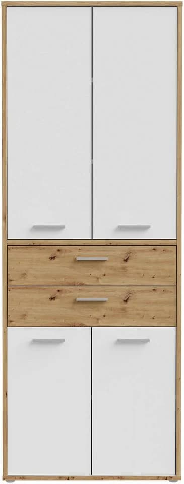 Aktenschrank FORTE Keflav Weiß Artisan Eiche - Bild 3