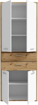 Aktenschrank FORTE Keflav Weiß Artisan Eiche Bild 5