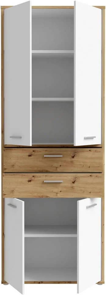 Aktenschrank FORTE Keflav Weiß Artisan Eiche - Bild 5