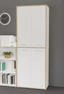 Aktenschrank FORTE Keflav Weiß 4 Türen FSC Bild 1
