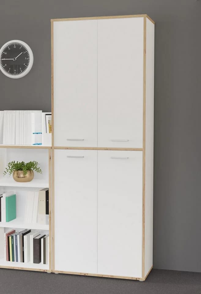 Aktenschrank FORTE Keflav Weiß 4 Türen FSC