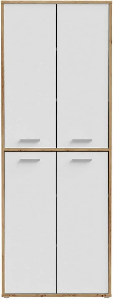 Aktenschrank FORTE Keflav Weiß 4 Türen FSC - Bild 3