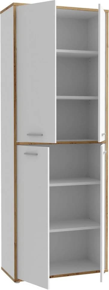 Aktenschrank FORTE Keflav Weiß 4 Türen FSC - Bild 4
