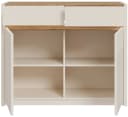 FORTE Kommode Oak Squere Eiche Sand mit LED und Soft Close Bild 3
