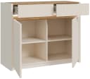 FORTE Kommode Oak Squere Eiche Sand mit LED und Soft Close Bild 4