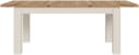 FORTE Esstisch Oak Squere Ausziehbar Beige Braun Holzoptik Bild 4
