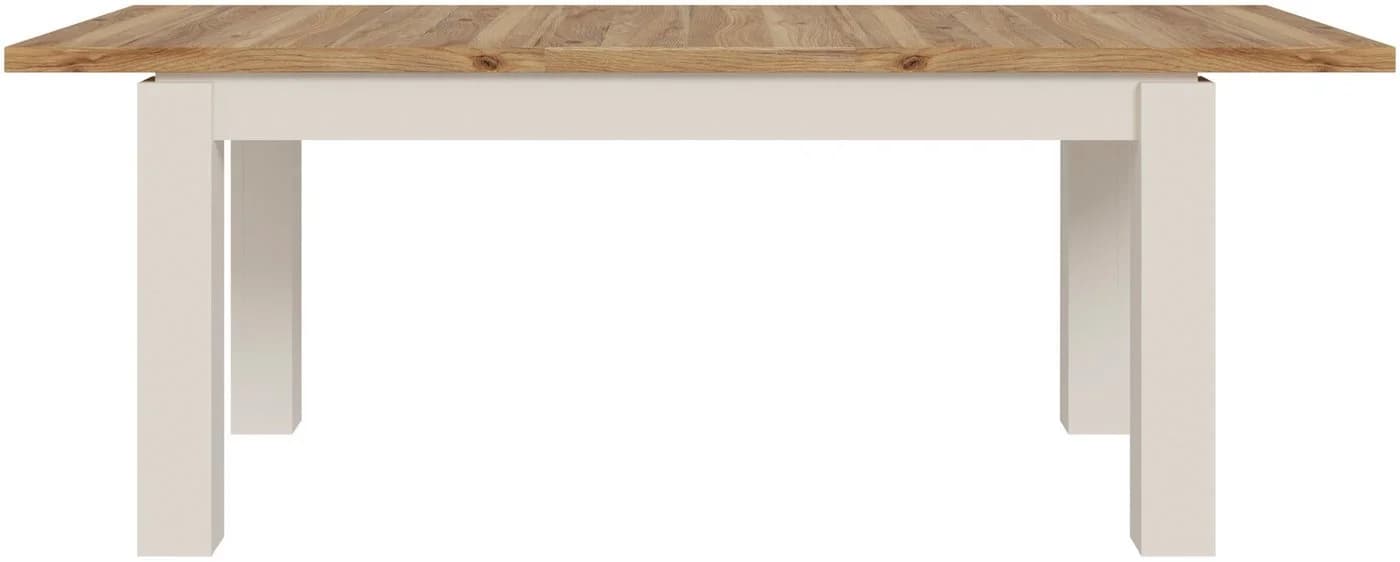 FORTE Esstisch Oak Squere Ausziehbar Beige Braun Holzoptik - Bild 4