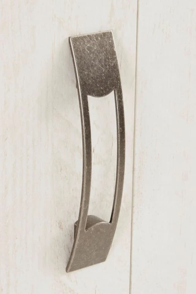 FORTE Kleiderschrank Kashmir Weiß Landhausstil mit Spiegeln - Bild 5