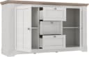 FORTE Kombikommode Iloppa Landhausstil Schnee Eiche Bild 4