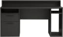 Mid.you Gamingtisch Schwarz mit RGB-Beleuchtung und Monitoraufsatz Bild 2