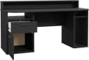 Mid.you Gamingtisch Schwarz mit RGB-Beleuchtung und Monitoraufsatz Bild 4