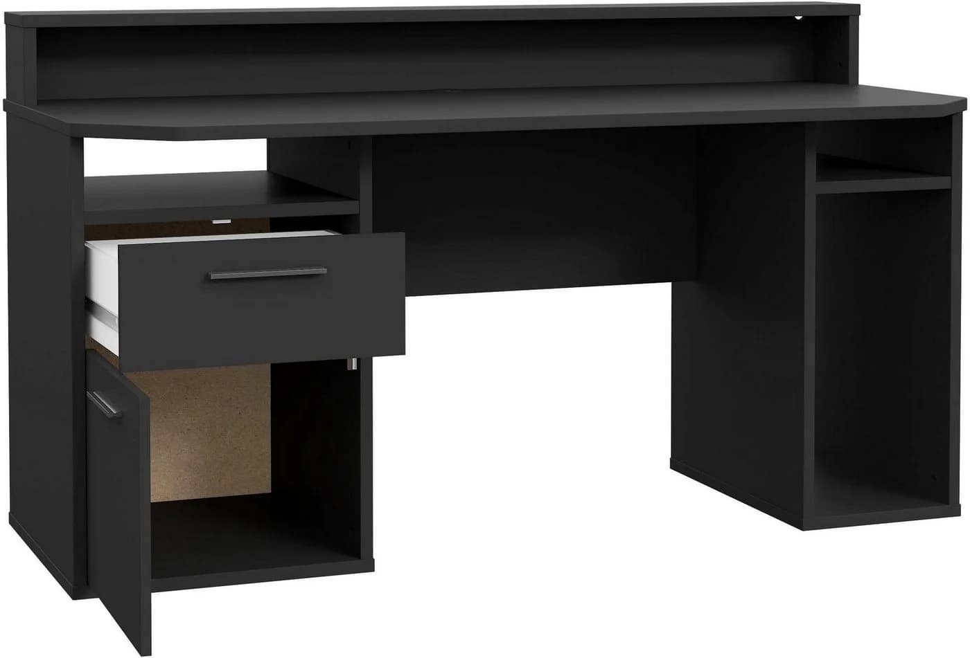 Mid.you Gamingtisch Schwarz mit RGB-Beleuchtung und Monitoraufsatz - Bild 4