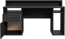 Mid.you Gamingtisch Schwarz mit RGB-Beleuchtung und Monitoraufsatz Bild 5