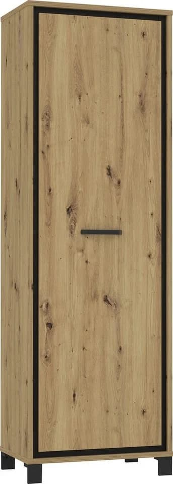 Garderobenschrank FORTE Trondheim Schwarz Eiche Modern - Bild 5