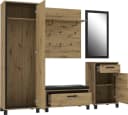 Garderobenpaneel FORTE Trondheim Braun Artisan Eiche Bild 5