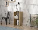 FORTE Standregal Mauro Braun Artisan Eiche 2 Fächer Bild 1