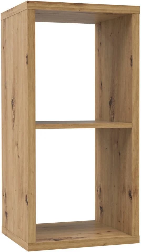 FORTE Standregal Mauro Braun Artisan Eiche 2 Fächer - Bild 2