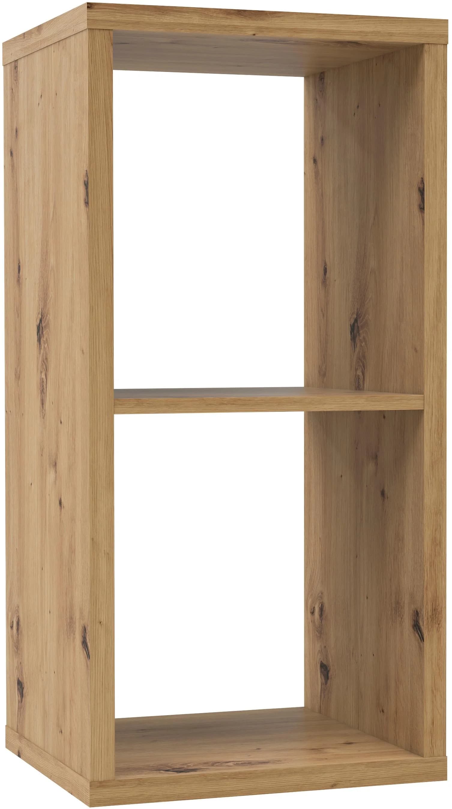FORTE Standregal Mauro Braun Artisan Eiche 2 Fächer - Bild 5
