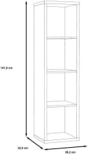 FORTE Standregal Mauro FSC-zertifiziert Braun Holzwerkstoff Bild 4