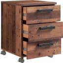 FORTE Rollcontainer Clif Grau Industriestil 3 Schubladen Bild 3