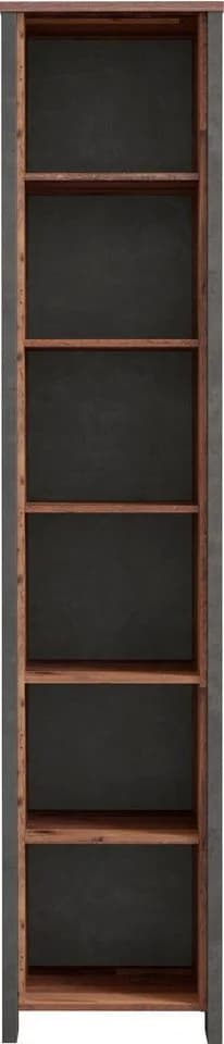 FORTE Aktenregal Clif Grau Industriestil 220,7 cm Höhe - Bild 3