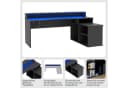 FORTE Gamingtisch Tezaur Schwarz mit RGB-Beleuchtung Bild 4