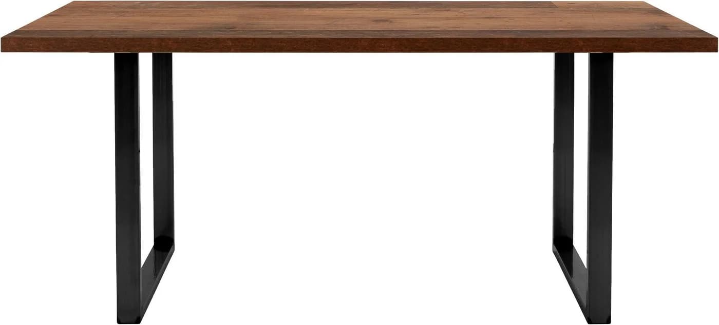 FORTE Esstisch Kufengestell Industrial Look Old Wood Vintage