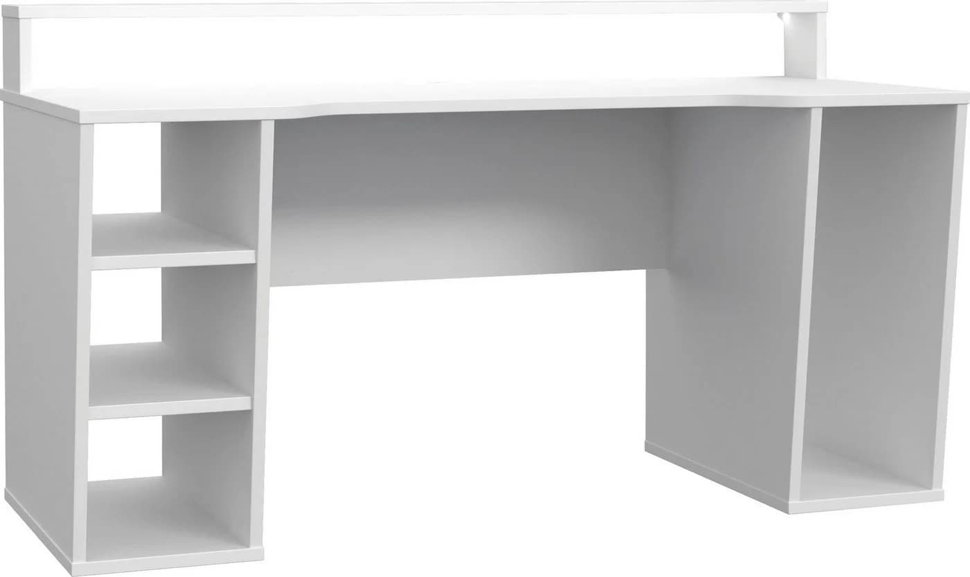 FORTE Gamingtisch Tezaur Weiß mit RGB-Beleuchtung - Bild 5