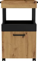 FORTE Barschrank Homebar Modern Beige/Schwarz Bild 3