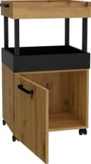 FORTE Barschrank Homebar Modern Beige/Schwarz Bild 4