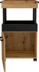 FORTE Barschrank Homebar Modern Beige/Schwarz Bild 5