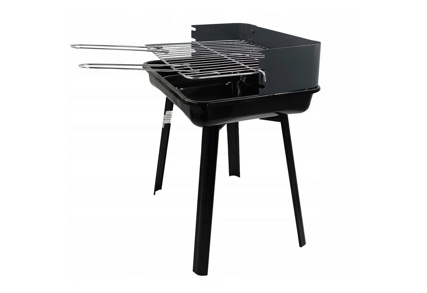 Master Grill & Party Holzkohlegrill MG936 Schwarz Klappbar