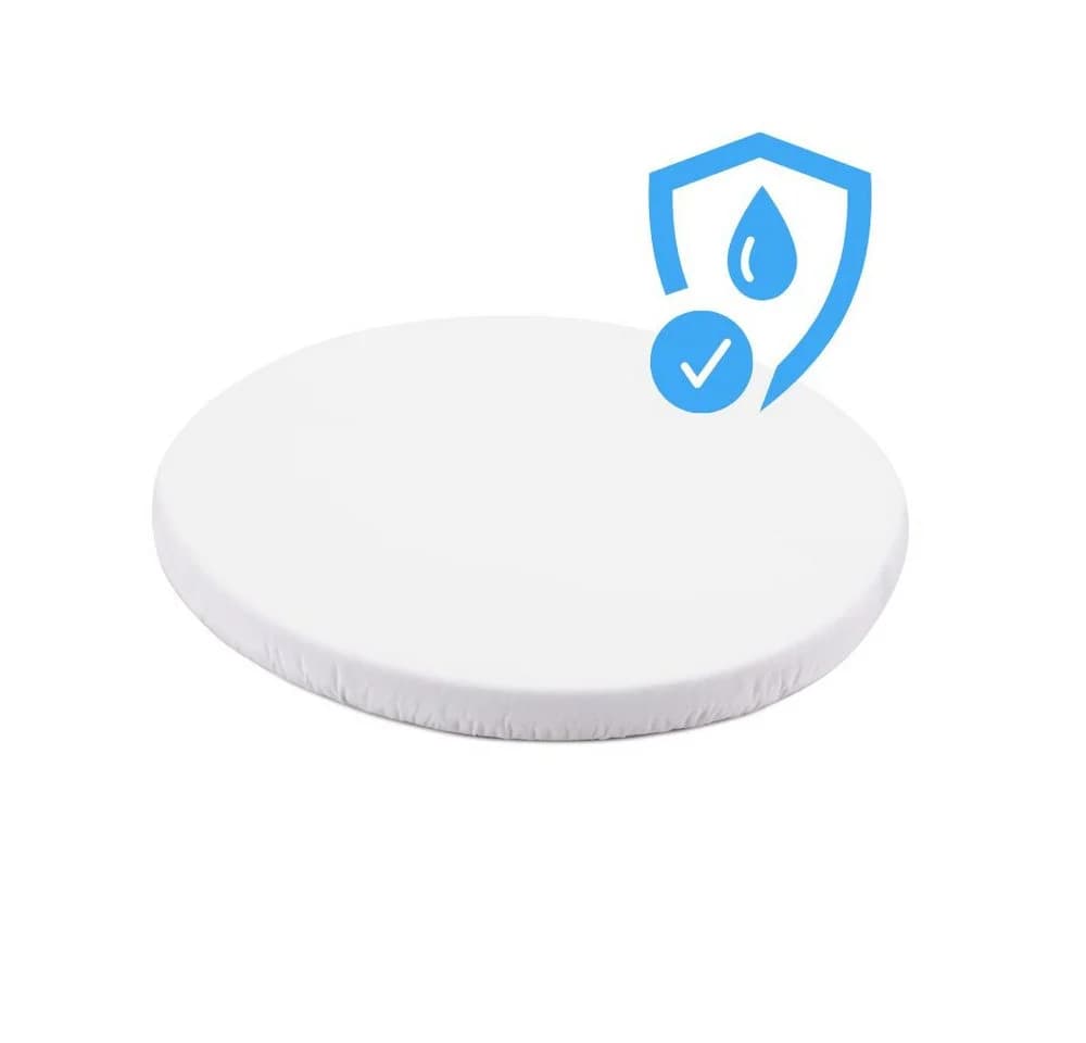 Waldin Wasserdichtes Spannbettlaken für OWAL 7-in-1 Babybett Weiß - Bild 2