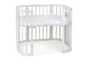 Waldin 5-in-1 Babybett aus Buchenholz mit Matratze Weiß Bild 4