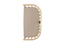 Waldin Spannbettlaken für 7in1 Beistellbett Jersey-Baumwolle Taupe Bild 1