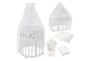 Waldin Babybett OWAL 7-in-1 Kinderbett mit Matratze Buche Bild 3