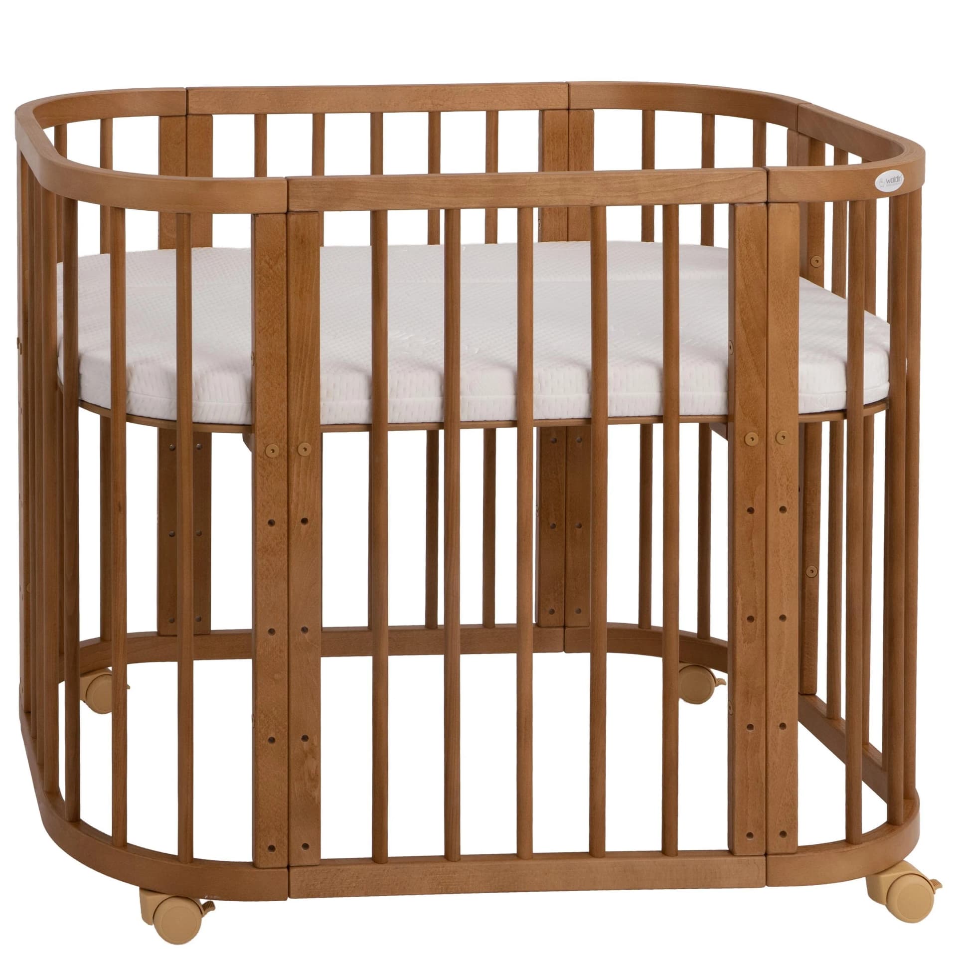 Waldin Babybett 5in1 Beistellbett aus Holz - Bild 2