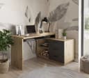 Lookway Eckschreibtisch CHIA Eiche Artisan Graphit Bild 4