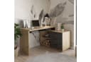 Lookway Eckschreibtisch CHIA Eiche Artisan Graphit Bild 5