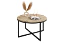 Lookway Couchtisch CIRI-X LOFT Schwarz Eiche Laminat Bild 5