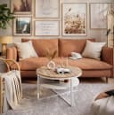 Lookway Couchtisch CIRI-X LOFT mit Ablage - Moderner Rundtisch Bild 1