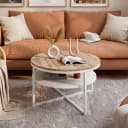 Lookway Couchtisch CIRI-X LOFT mit Ablage - Moderner Rundtisch Bild 3