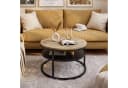 Lookway Couchtisch CIRI LOFT mit Ablage Schwarz/Braun Bild 3