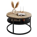 Lookway Couchtisch CIRI LOFT mit Ablage Schwarz/Braun Bild 5